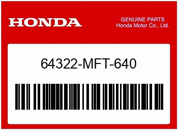 Honda FEDER PLATTE, FJS400A 600 SILVERWING 64322MFT640