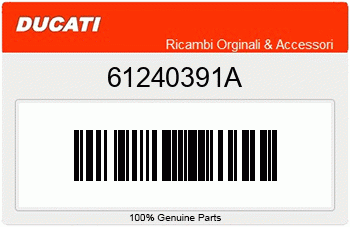 Ducati STAUBDECKEL, Ducati-Teilenummer 61240391A