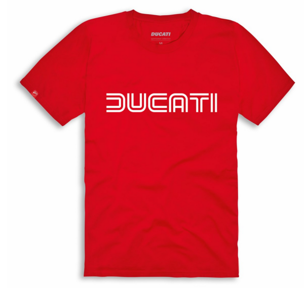 Ducati Original T-SHIRT Ducatiana 80S Rot