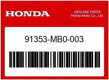 Honda DICHTRING, Honda-Teilenummer 91353MB0003