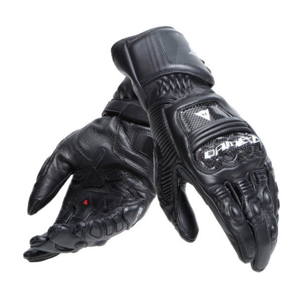 Dainese DRUID 4 Racing Motorrad Handschuhe Leder schwarz