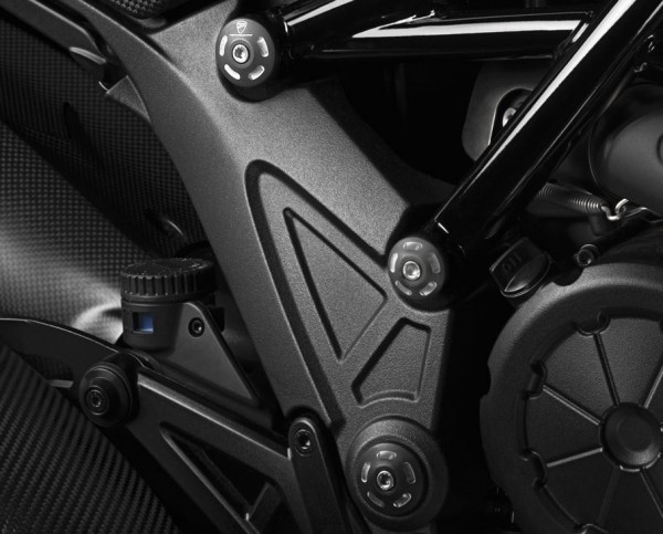 Ducati Original Rahmenverschlüsse aus Aluminium für Diavel