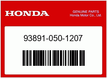 Honda SCHRAUBE MIT SCHEIBE, 5X1, Honda-Teilenummer 938910501207