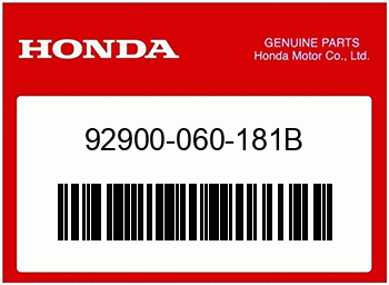 Honda STEHBOLZEN, 6X18, Honda-Teilenummer 92900060181B
