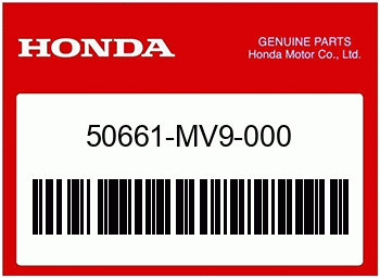 Honda GUMMI FUSSRASTE, Honda-Teilenummer 50661MV9000