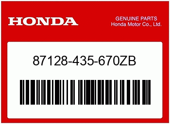 Honda EMBLEM, Honda-Teilenummer 87128435670ZB