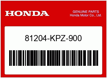 Honda DISTANZSTUECK, H. GRIFF, Honda-Teilenummer 81204KPZ900