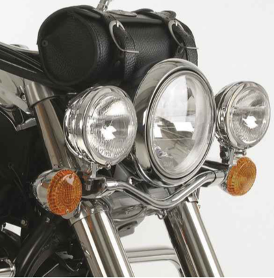Hepco & Becker Metall Twinlight-Set Kawasaki VN 900 Classic / Vulcan schwarz