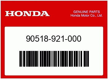 Honda GLATTE SCHEIBE, 8MM, Honda-Teilenummer 90518921000
