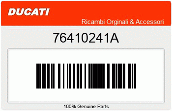 Ducati SCHWINGUNGSDMPFERGUMMI, Ducati-Teilenummer 76410241A