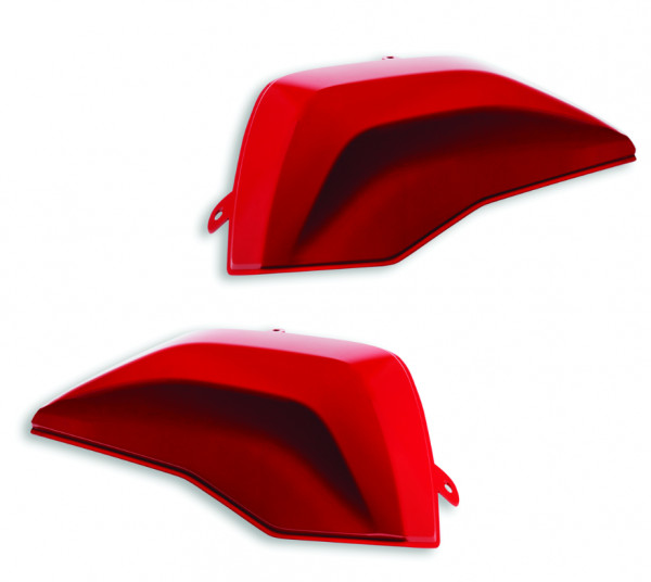 Ducati Satz Covers für Seitenkoffer rot Multistrada V4