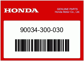 Honda TEIL WIRD AUSVERK., Honda-Teilenummer 90034300030