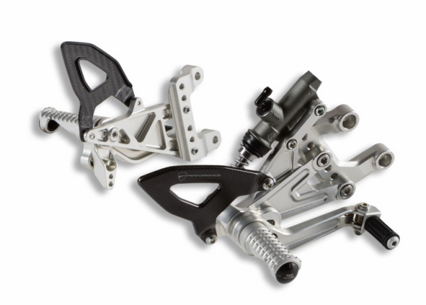 Ducati verstellbare Fußrasten Rennstrecke