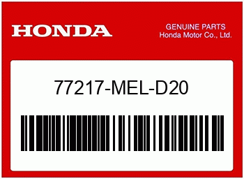 Honda STREBE, L. SCHLUSSLEUCHTE, Honda-Teilenummer 77217MELD20
