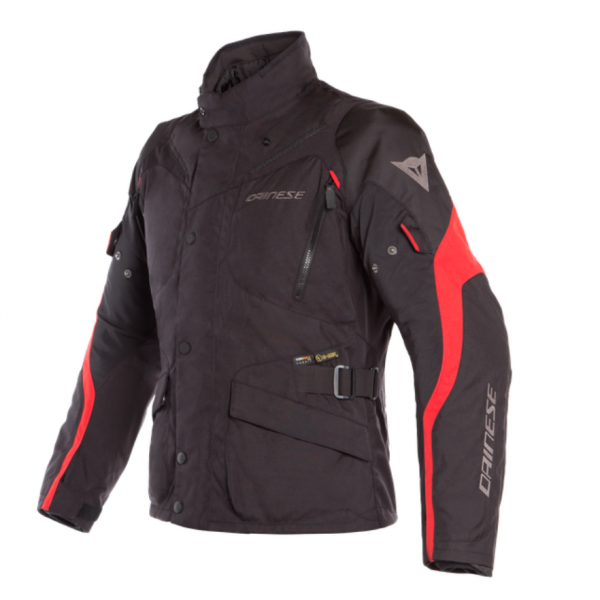 Dainese TEMPEST 2 D-DRY JACKE schwarz/schwarz/rot