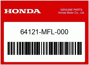 Honda ABDICHTGUMMI, R., Honda-Teilenummer 64121MFL000