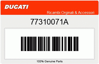 Ducati SCHRAUBE, Ducati-Teilenummer 77310071A