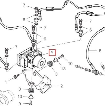 Ducati DIAVEL ABS STEUERGERAET, fit 2019, 2020, 2021,
