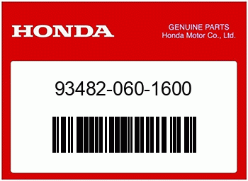 Honda SCHRAUBE 6x16, Honda-Teilenummer 934820601600
