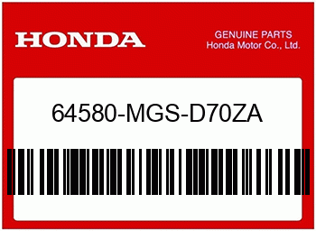 Honda ABDECKUNG, MOTOR L MITTE, Honda-Teilenummer 64580MGSD70ZA