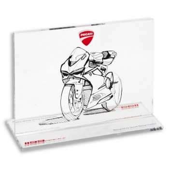 Ducati 1199 Panigale memorabilia plexiglass