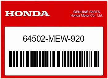 Honda STREBE, R. SCHIRM, Honda-Teilenummer 64502MEW920