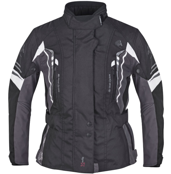 Germot DAMENJACKE XANTIA PRO Schwarz/weiß/grau