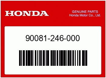 Honda SECHSKANTSCHRAUBE 7, Honda-Teilenummer 90081246000