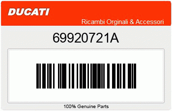 Ducati SCHRAUBE UND MUTTERSATZ, Teilenummer 69920721A