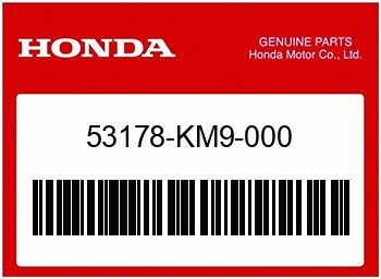Honda HEBEL KOMPL., L. LENKER, Honda-Teilenummer 53178KM9000