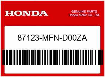 Honda MARKE, H. VERKLEIDUNG *TY, Honda-Teilenummer 87123MFND00ZA