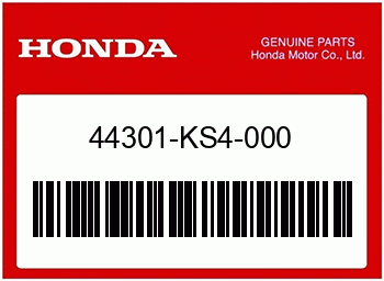 Honda ACHSE VORDERRAD, Honda-Teilenummer 44301KS4000
