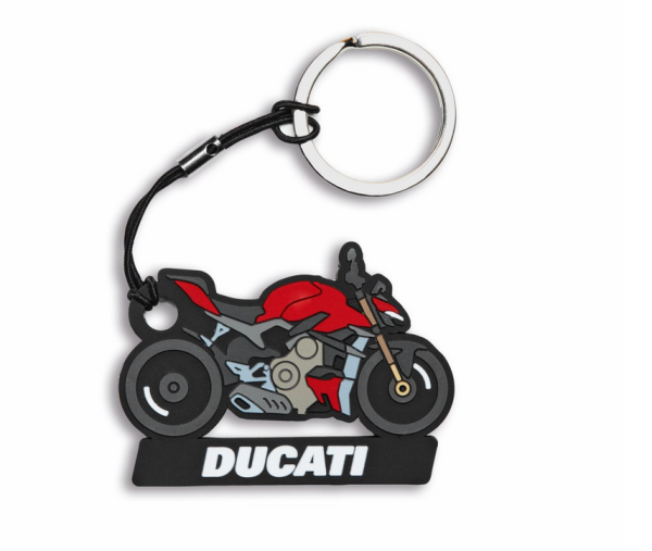 DUCATI Original STREETFIGHTER Schlüsselanhänger Gummi