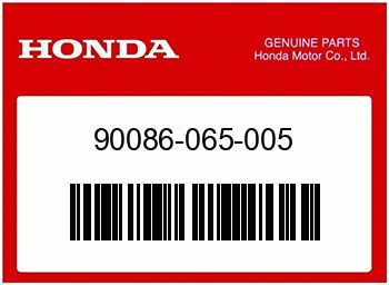 Honda SCHRAUBE, Honda-Teilenummer 90086065005