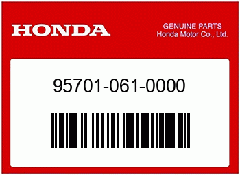 Honda FLANSCHENSCHRAUBE, 6X100, 957010610000