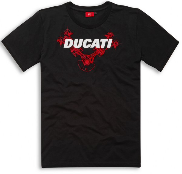 Ducati Original V-DEVIL T-SHIRT Herren Kurzarm