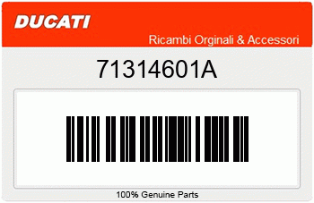 Ducati RUECKSPIEGELHALTER RECHTS, Ducati-Teilenummer 71314601A