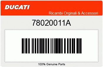 Ducati VERSCHLUSS KPL., Ducati-Teilenummer 78020011A