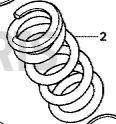 Honda Ventil FEDER, Spring, SPULE, NTV600K VFR750F