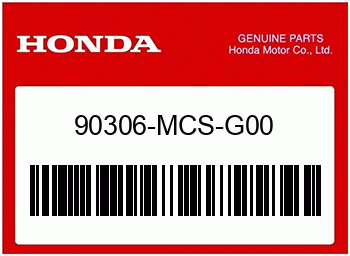 Honda U-MUTTER, 18MM, Honda-Teilenummer 90306MCSG00