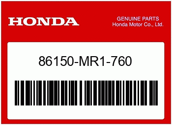 Honda SCHILD, FLUEGEL MARKE, Honda-Teilenummer 86150MR1760