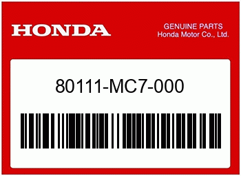 Honda REFLEKTOR, Honda-Teilenummer 80111MC7000