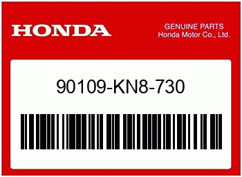 Honda SPEZIALFLANSCHSCHRAUBE, 1, Honda-Teilenummer 90109KN8730