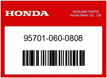 Honda FLANSCHENSCHRAUBE, 6X8, 957010600808