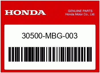 Honda ZUENDSPULE KOMPL., Honda-Teilenummer 30500MBG003