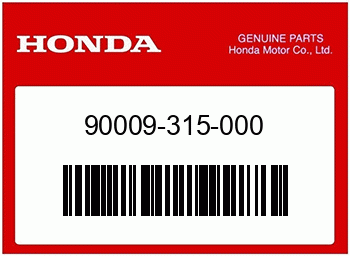 Honda SECHSKANTSCHRAUBE 10, Honda-Teilenummer 90009315000