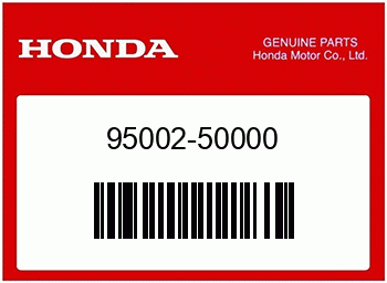 Honda KLEMME, SCHLAUCH (C9), Honda-Teilenummer 9500250000