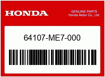 Honda SEITENHUELSE, SCHEIBE, 64107ME7000
