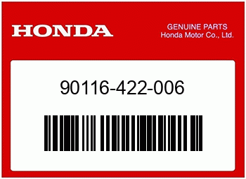 Honda INNENSECHSKANTSCHRAUBE, 8, Honda-Teilenummer 90116422006