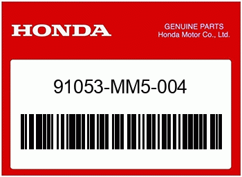 Honda RADIALKUGELLAGER, 6304UU, Honda-Teilenummer 91053MM5004